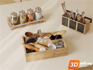 Kitchen accessories Skp Files 